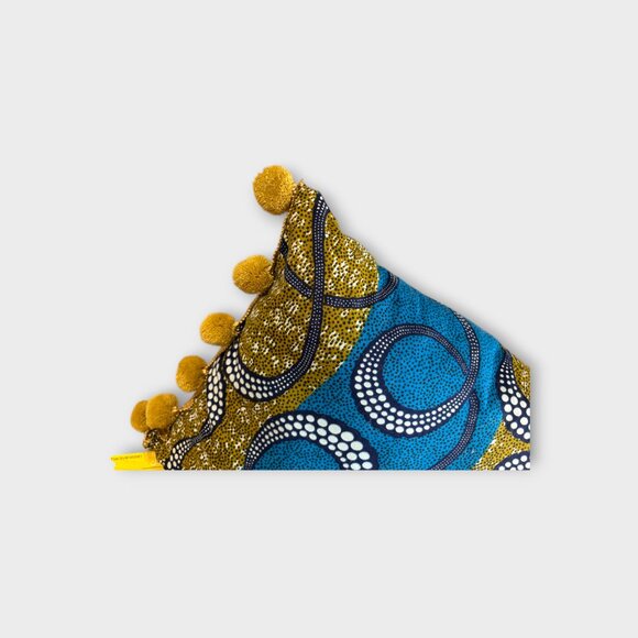 African wax pillow cover SWIRL (Ankara) - Picture 3 of 3